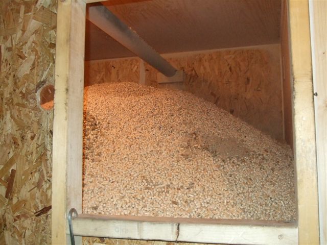 2ton pellets, nästa gång blir det 3ton.